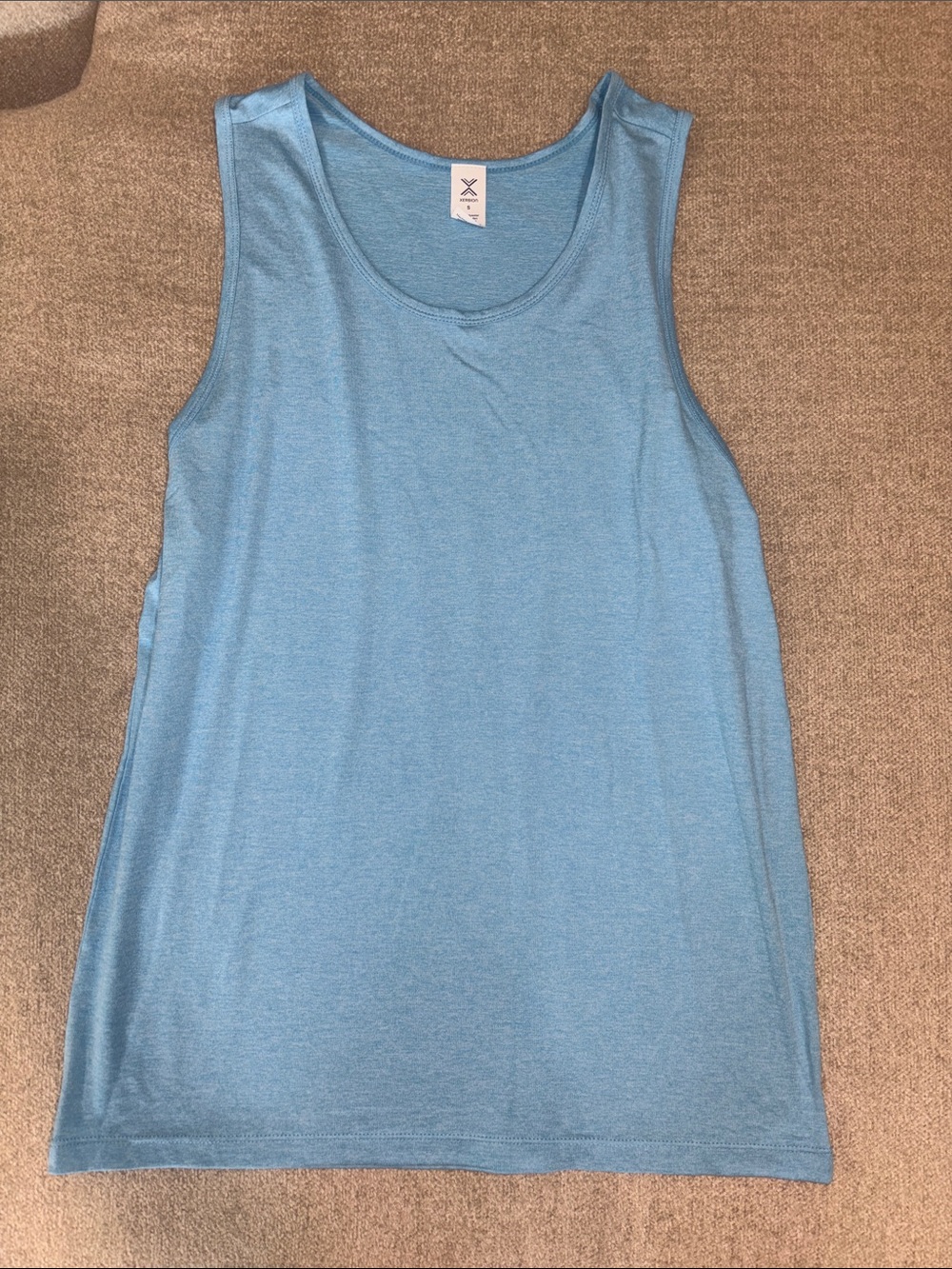 Xersion Sky Blue Scoop Neck Tank